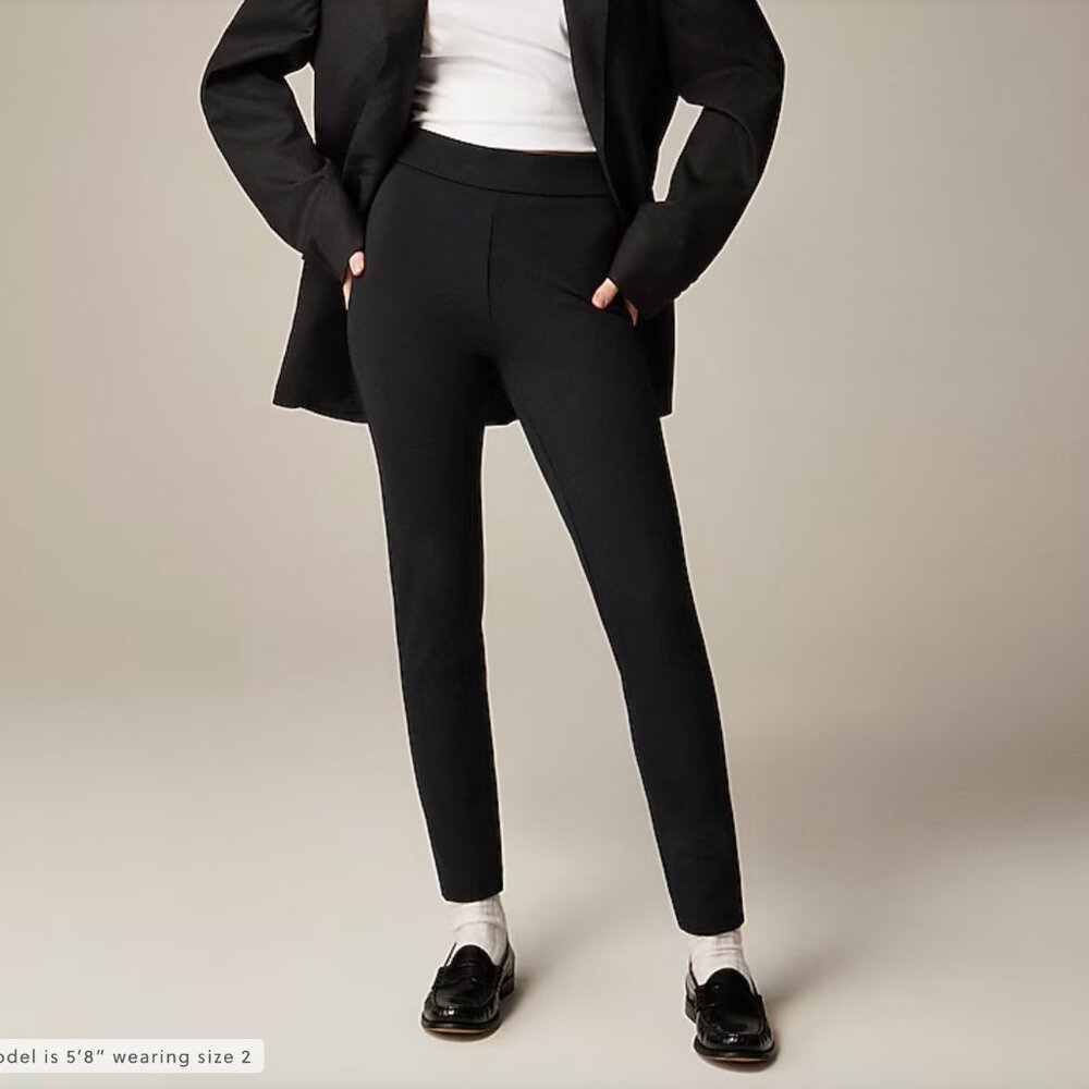 J. Crew Pixie pant in stretch ponte - NWT